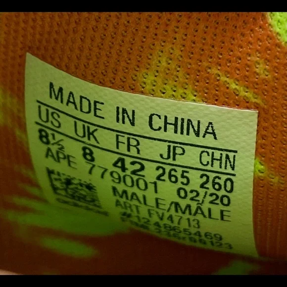 Adidas Harden Vol. 4 Core Black/Amber Men's Sz 8.5 - Picture 9 of 9